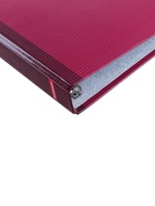 Папка на 4 кольцах А4, ErichKrause Work inside, 35 мм, 1750 мкм, ламинированная, твердая обложка, бордовая - Фото 4