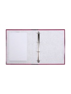 Папка на 4 кольцах А4, ErichKrause Work inside, 35 мм, 1750 мкм, ламинированная, твердая обложка, бордовая  (артикул 789776)  большой выбор товаров оптом и в розницу по низким ценам с доставкой