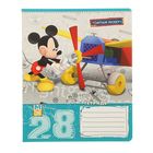 Тетрадь 12 листов линейка Disney Mickey Mouse Club Aviator, 5 видов МИКС - Фото 1