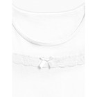 Майка для девочек, рост 98 см, цвет белый - Фото 2