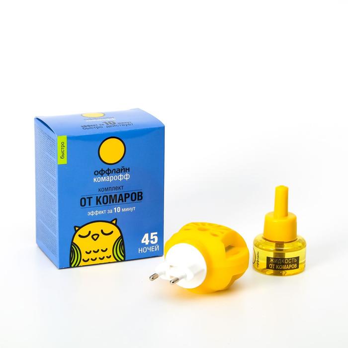 Комплект от комаров «Комарофф», без запаха, фумигатор+жидкость, 30 мл - Фото 1