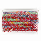 Тесьма многоцветная «Уголки», ширина 2,3 см, в упаковке 25 м - фото 25267365