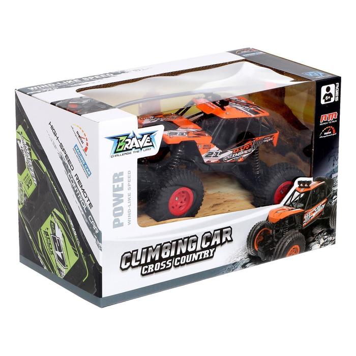 Джип радиоуправляемый «Кросс», работает от батареек, цвет зелёный 49774