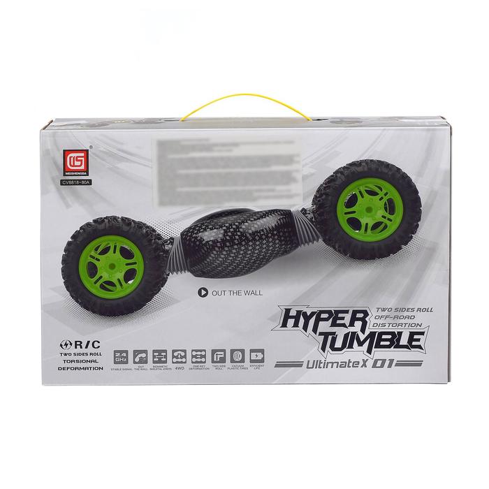 Перевёртыш «Вездеход», полный привод, работает от аккумулятора, цвет жёлтый 49777