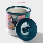 Сахарница-солонка Доляна «Тропики», 150 мл, d=7 см, доломит, разноцветная - Фото 2