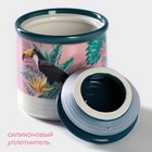 Сахарница-солонка Доляна «Тропики», 150 мл, d=7 см, доломит, разноцветная - Фото 3