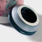 Сахарница-солонка Доляна «Тропики», 150 мл, d=7 см, доломит, разноцветная - Фото 4