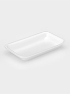 Подложка - лоток для продуктов одноразовая, 22.5×13.5×3 см, полистирол, белая - Фото 1