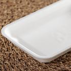 Подложка - лоток для продуктов одноразовая, 22.5×13.5×3 см, белая - Фото 2