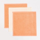 Набор махровых полотенец Good to be, 30×30 см - 3 шт., 340 г/м², 100% хлопок - Фото 4