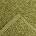 Набор махровых полотенец All you need is relax, 30×30 см - 3 шт., 340 г/м², 100% хлопок 6622969