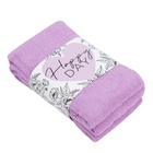 Набор махровых полотенец Happy day, 30×30 см - 3 шт., 340 г/м², 100% хлопок - Фото 7