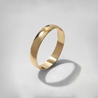 Кольцо обручальное «Классик», цвет жёлтое золото, размер 16 - Фото 1