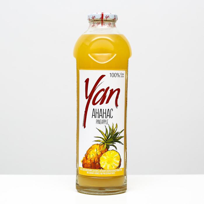 Ананасовый сок восстановленный YAN, 930 мл - Фото 1