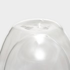 Стакан с двойными стенками Magistro «Поль», 250 мл, 8.3×9 см, стекло, прозрачный - Фото 3