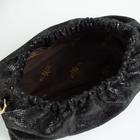 Сумка-клатч на фермуаре, цвет чёрный - фото 21259188