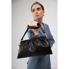 Сумка-клатч на фермуаре, цвет чёрный - фото 21259189