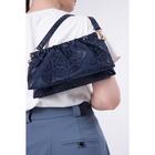 Сумка-клатч на фермуаре, цвет синий - фото 21259197