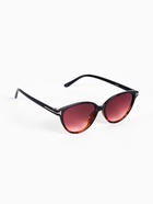 Очки солнцезащитные женские «OneSun. Леопардовый принт», uv 400, линза 4.5×6 см, чёрный, бордовый  (артикул 5539025)  большой выбор товаров оптом и в розницу по низким ценам с доставкой