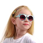 Очки солнцезащитные детские, uv 400, линза 4.8х5 см, ширина 13 см, дужка 13 см, микс - фото 6414303