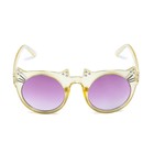 Очки солнцезащитные детские «OneSun. Кошка», uv 400, линза 4.8×5 см, микс - Фото 4