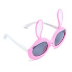 Очки солнцезащитные детские Мастер К, поляризационные, UV 400, линза 5.5×6 см, ширина 13 см, дужка 13 см, розовые - Фото 4
