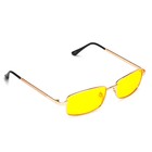 Очки для водителя «Мастер К. Прямоугольные», цвет золотой - Фото 5