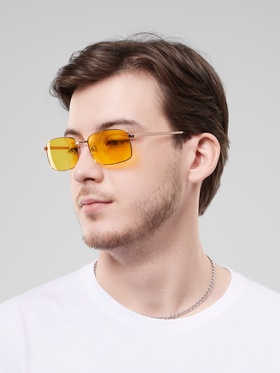 Очки для водителя «Мастер К. Прямоугольные», цвет золотой 5541427