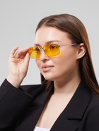 Очки для водителя «Мастер К. Прямоугольные», цвет золотой - Фото 6