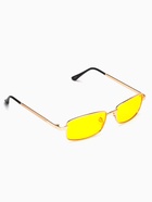 Очки для водителя «Мастер К. Прямоугольные», цвет золотой - Фото 8