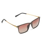 Очки солнцезащитные «OneSun. Прямоугольные», линза 4.4×5.5 см, коричневый - Фото 3