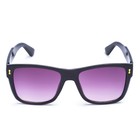 Очки солнцезащитные «OneSun. Wayfarer», линза 5.3×6 см, чёрный, фиолетовый - Фото 3
