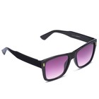Очки солнцезащитные «OneSun. Wayfarer», линза 5.3×6 см, чёрный, фиолетовый - Фото 4