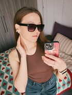 Очки солнцезащитные «OneSun. Wayfarer», линза 5.3×6 см, чёрный, фиолетовый - Фото 2