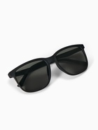 Очки солнцезащитные OneSun, UV 400, дужка 15 см, ширина 15 см, линза 5×6 см, чёрные - Фото 4