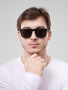 Очки солнцезащитные OneSun, UV 400, дужка 14.5 см, ширина 14 см, линза 5×6 см, чёрные - Фото 7