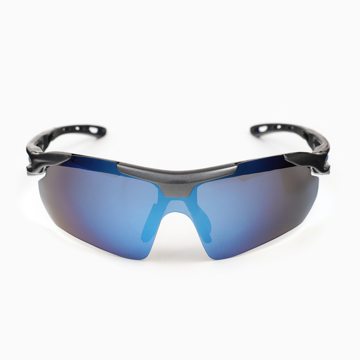 Очки спортивные «Мастер К», uv 400, ширина 14 см, дужка 14 см, линза 4.5×8 см - Фото 1