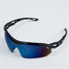 Очки спортивные «Мастер К», uv 400, ширина 14 см, дужка 14 см, линза 4.5×8 см - Фото 3