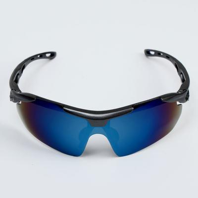 Очки спортивные «Мастер К», uv 400, ширина 14 см, дужка 14 см, линза 4.5×8 см