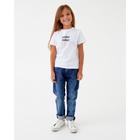 Футболка детская KAFTAN: Make, белая, размер 34, рост 122-128 - фото 49815378