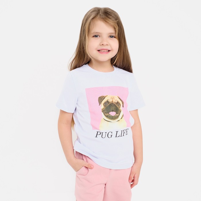 Футболка детская KAFTAN «Мопс» р.30 (98-104)