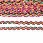 Тесьма многоцветная «Волна», ширина 1,5 см, в упаковке 25 м - Фото 2