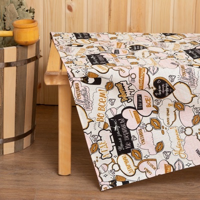 Простыня вафельная банная «Этель. Девичник», 150×180 см, хлопок 100%