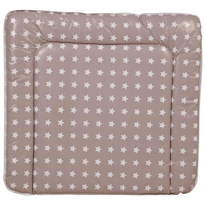 Матрас для пеленания «Звезды», размер 77×72 см, макиато, белый - Фото 1