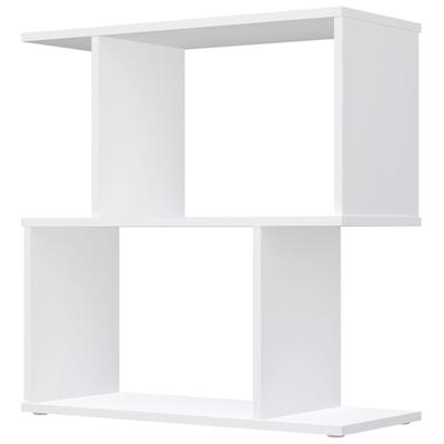 Стеллаж Polini Home Smart, фигурный, 2 секции, цвет белый