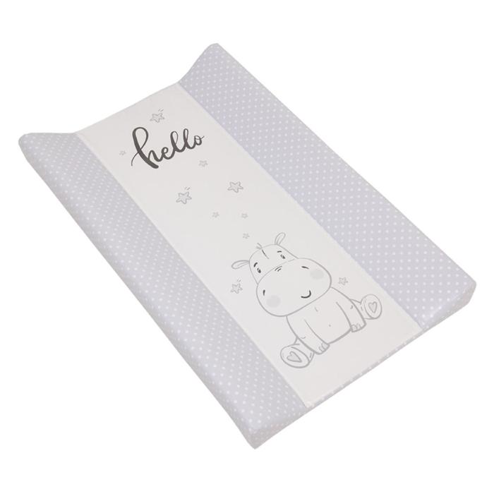 Доска пеленальная «Бегемотик», для детских кроватей, цвет серый - Фото 1