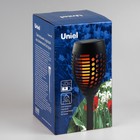 Садовый светильник Uniel на солнечной батарее «Факел», 10 × 73 × 10 см, эффект пламени - Фото 8