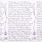 Бумага белый крафт, двусторонняя, розовый, письмо на белом, 0,6 х 10 м - фото 11821637