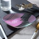 Блюдце «Яркие пятна», стекло, 10х16 см - фото 21259699