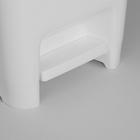 Ведро для мусора с педалью DDSTYLE «Слим», 40 л, цвет белый - Фото 5